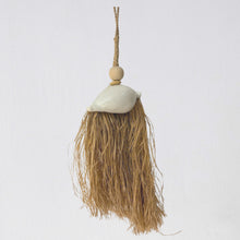 Load image into Gallery viewer, Maia Seashell with Raffia Decoration