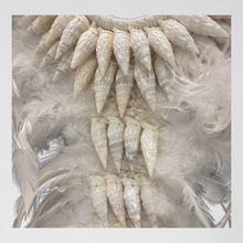 Load image into Gallery viewer, Tribal Beaded Shell Necklace on Stand | 70 cm