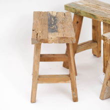 Load image into Gallery viewer, Solid Teakwood Stool | Rectangle Okiara