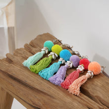 Load image into Gallery viewer, Cowrie Shells Keychain with Tassel | 20cm Okiara