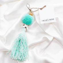 Load image into Gallery viewer, Cowrie Shells Keychain with Tassel | 20cm Okiara