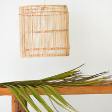 将图片加载到图库查看器，Bamboo Woven Hanging Pendant Lamp Shade
