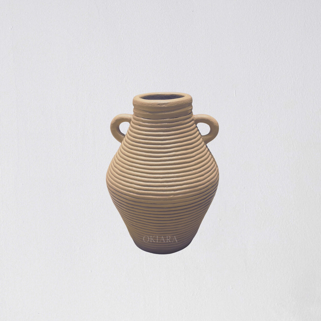 Gyassi Vessel Medium | Bisque 54 cm