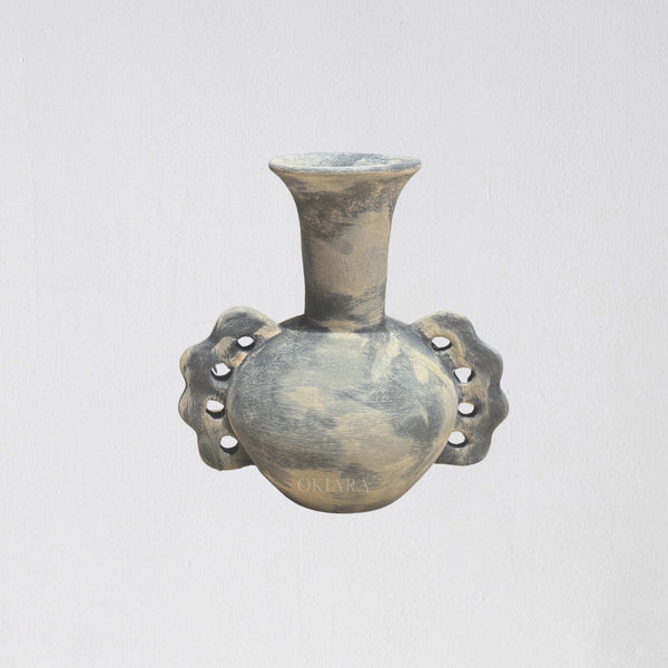 Randi Vessel Black Pattern | 26 cm