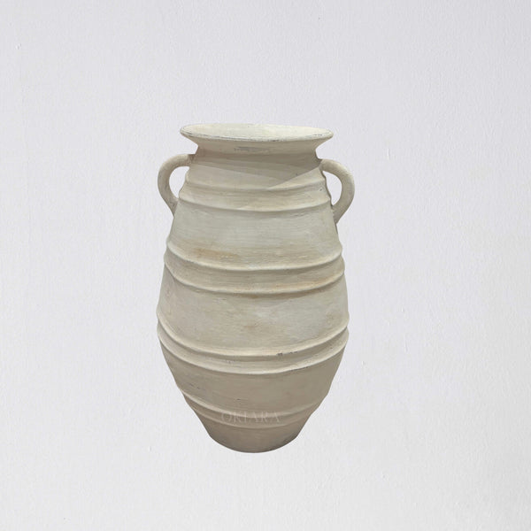 Chione Vessel | Rustic White 65cm