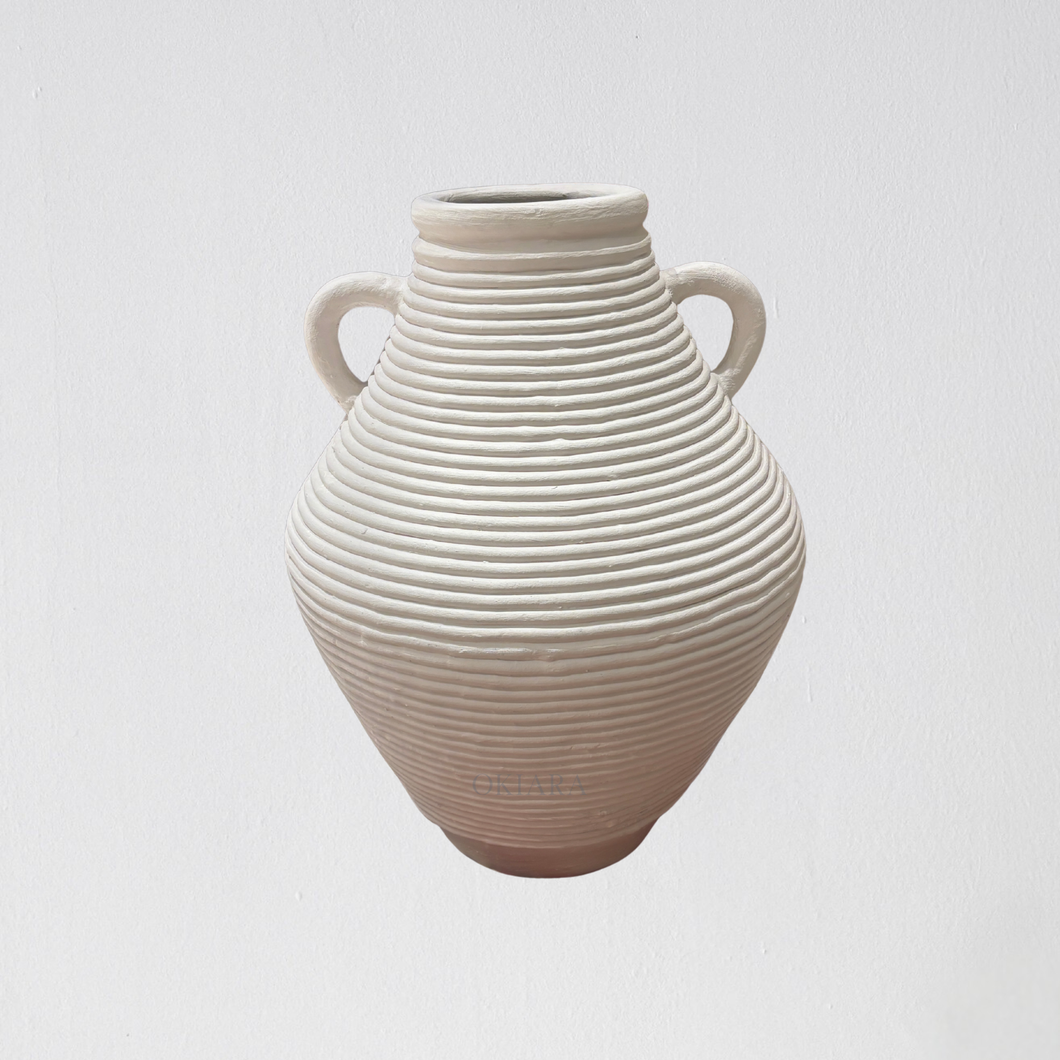 Gyassi Vessel Large | Bisque White 59 cm