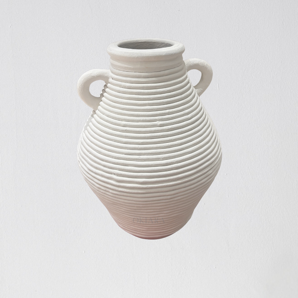 Gyassi Vessel Medium | Bisque White 54 cm