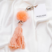 Load image into Gallery viewer, Cowrie Shells Keychain with Tassel | 20cm Okiara

